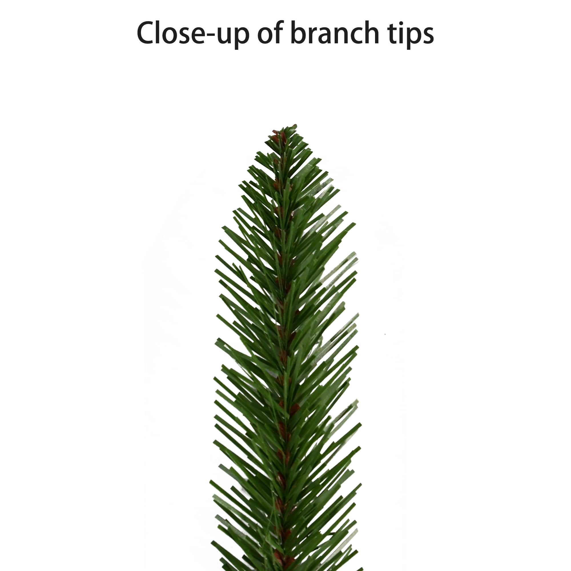 3ft. 4ft. and 5ft. Pre-Lit Artificial Christmas Tree Set, Warm White LED Lights